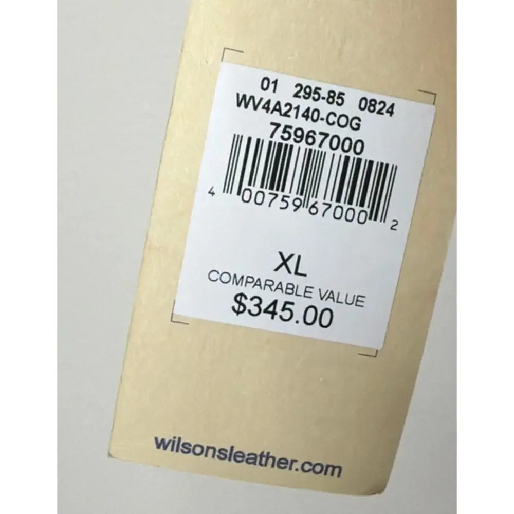 Wilsons Aiden Color Blocked Leather Racer Jacket Mens Size XL New NWT